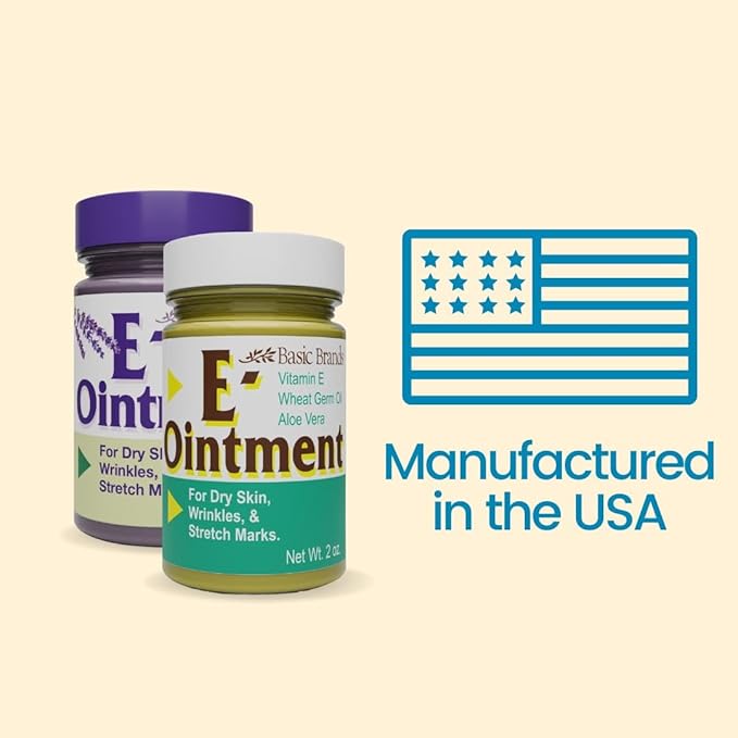 Basic Brands Vitamin E Ointment, 2 oz, Original