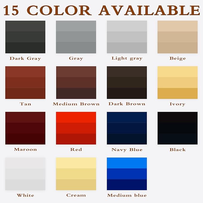Gray Leather Recoloring Balm Vinyl Auto Dash Board Car Seats Interior Paint Furniture Dye Color Restorer Shoes Sofa Gloves Jacket Purse Bag Couch Stain Remover Fade Scratches Wear Out Repair