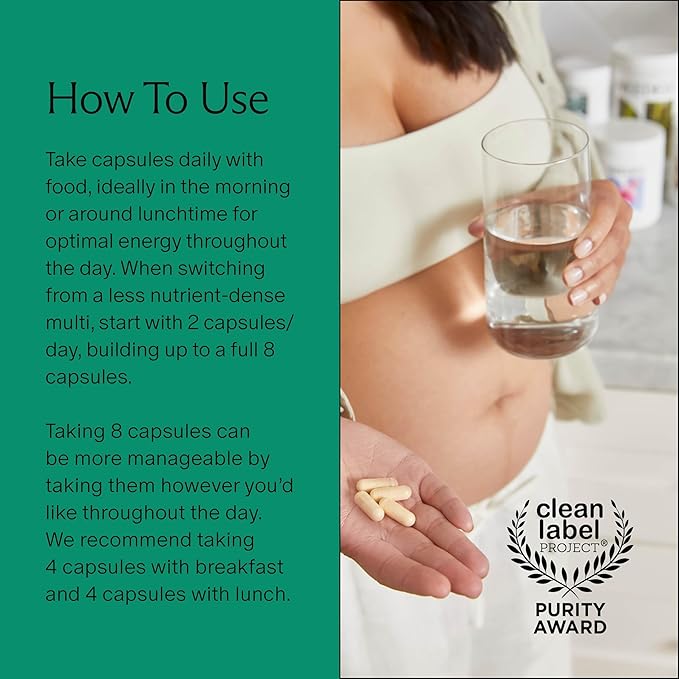 Needed. Multivitamin for Prenatal | Prenatal Multi Essentials Capsule- Pregnancy, Breastfeeding, Postpartum | Expertly-Formulated & Third-Party Tested, | 30-Day Supply