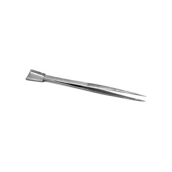 Diamond Tweezer with Scoop For Stones Bead Work Gemologist Tweezers Shovel End By JTS