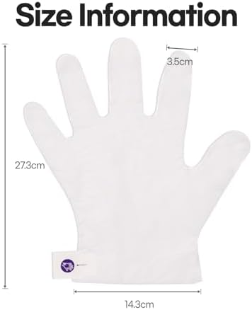 Epielle Intensive Repairing Hand Masks 6 Pairs, Deep Moisturizing Gloves for Dry, Cracked Hands, Repair with Coconut Oil & Milk Extract, Korean Skin Care, Spa Set, Self Care Gifts for Women