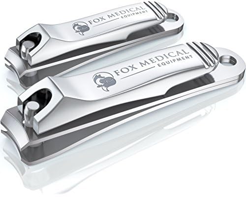 Professional Nail Clippers Set – Stainless Steel Fingernail & Toenail Clippers for Men, Women & Seniors – Ultra-Sharp Precision, Ergonomic Comfort & Medical-Grade Quality