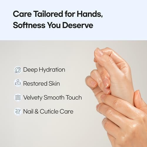 Epielle Intensive Repairing Hand Masks 6 Pairs, Deep Moisturizing Gloves for Dry, Cracked Hands, Repair with Coconut Oil & Milk Extract, Korean Skin Care, Spa Set, Self Care Gifts for Women