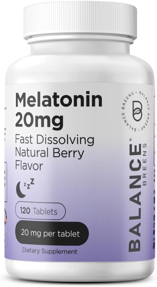 Balance Breens Melatonin 20mg + Magnesium + Vitamin D3
