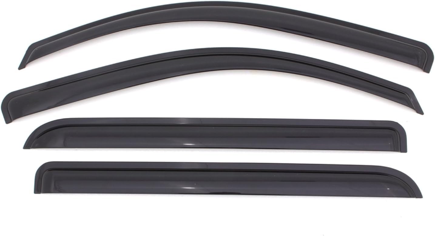 KPY Window Visor Compatible with Toyota RAV4 1996-2000 (4-Door), 4PC Rain Guard Side Window Vent Deflectors Tape-On Mugen Style, 1996 1997 1998 1999 2000