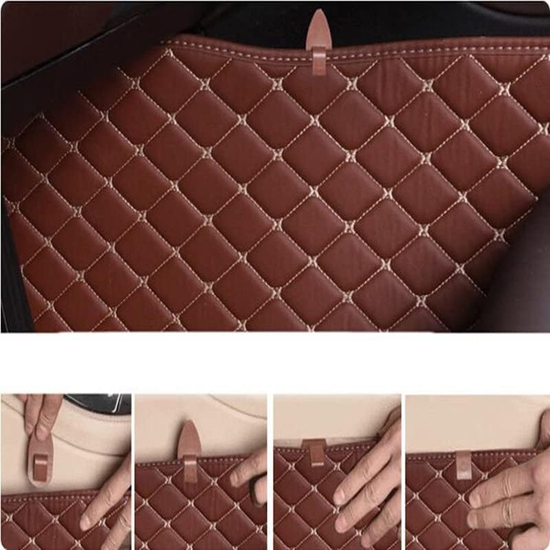 Custom All-Weather Protection Luxury Leather Floor Mats for Cars SUVs Trucks According Anti-Slip Leather Floor mats ﻿ (13,Green)