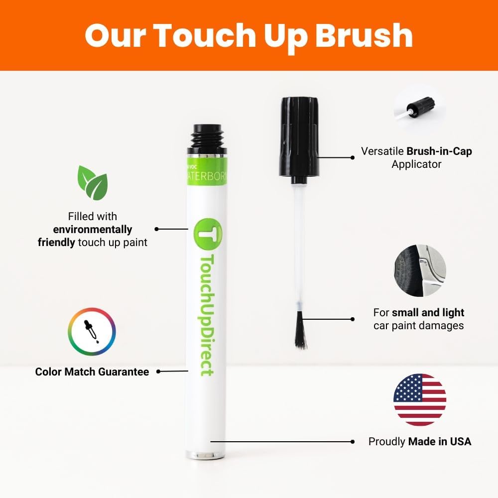 TouchUpDirect 8T5 Blue Ribbon/Dark Blue/Orion Blue Pearl Compatible with Toyota Exact Match Touch Up Paint Brush - Preferred Kit
