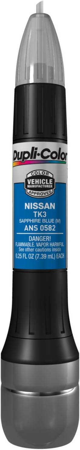 Dupli-Color ANS0582 Scratch Fix All-In-1 Exact-Match Automotive Touch-Up Paint – Nissan Sapphire Blue – 0.25 oz. Paint Pen