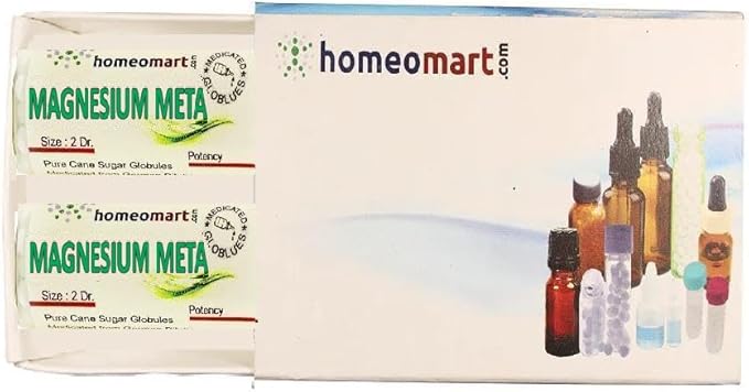 Magnesium Metallicum Homeopathy Pellets (Pills) in 30C Potency, Pack of 2
