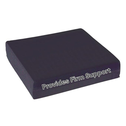 Essential Medical Supply Rehab 1 Foam Seat Cushion - Denser Cushion for Office Chairs, Wheelchairs, and More - Chair Seat Pad Provides Additional Support and Pain Relief for Seniors - 18" x 16" x 3"