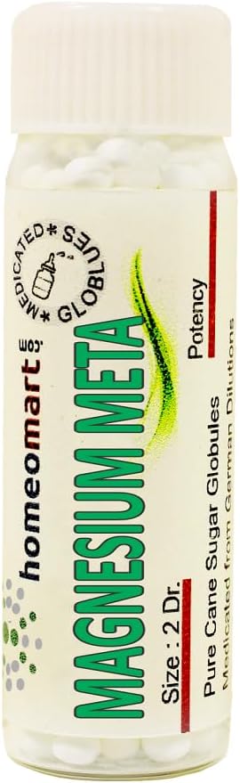 Magnesium Metallicum Homeopathy Pellets (Pills) in 30C Potency, Pack of 2