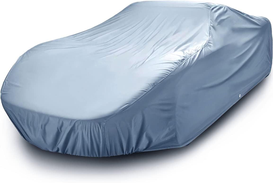 iCarCover Premium Car Cover for 1958-1964 Pontiac Safari Wagon Heavy Duty Waterproof All-Weather Automobiles Custom Fit Indoor Outdoor UV Snow Protection Covers with Straps and Bag