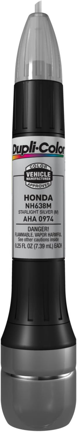 Dupli-Color AHA0974 Scratch Fix All-In-1 Exact-Match Automotive Touch-Up Paint – Honda Metallic Starlight Silver – 0.25 oz. Paint Pen