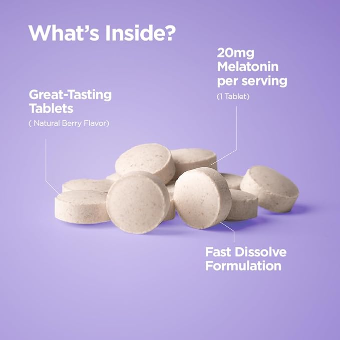 Balance Breens Melatonin 20mg + Magnesium + Vitamin D3