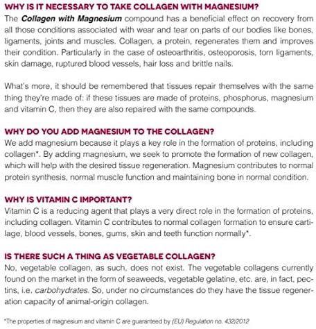 Ana Maria Lajusticia | Hydrolisate Collagen Powder with Magnesium and Vitamin C |for Healthy Skin, Nails, Hair and Ligaments | Natural Energy, Strawberry Flavour 350g