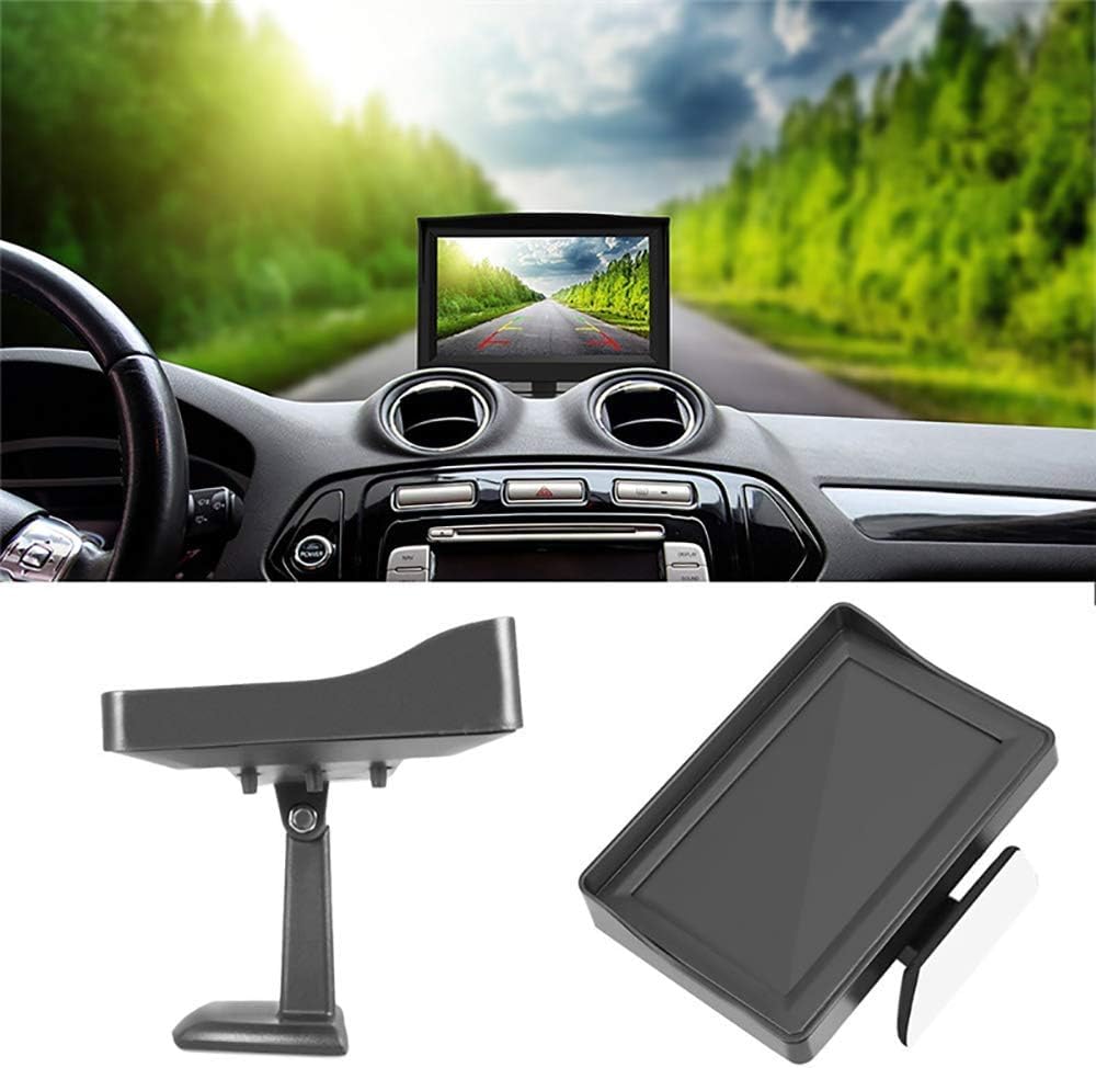 Back Up Camera with 4.3 Inch Monitor Kit, Reverse Rear View Camera for Trucks, Pickups, Suvs, RVs, Easy Install IP68 Waterproof Night Vision with Parking Guidelines,12 LED Rear View Monitor for 12V