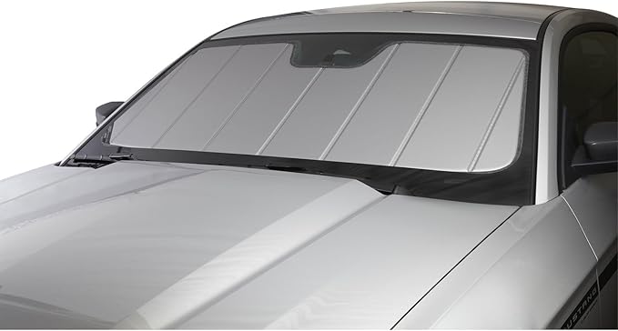 Covercraft UVS100 Custom Sunscreen | UV11376SV | Compatible with Select Dodge Dart Models, Silver