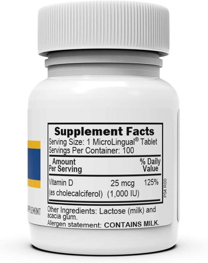 Superior Source Vitamin D3 1000 IU - Offers Immune System, Brain & Nervous System Support - Aids Calcium Absorption for Teeth & Bone Health - Bariatric Friendly - 100 Sublingual Dissolving Tablets