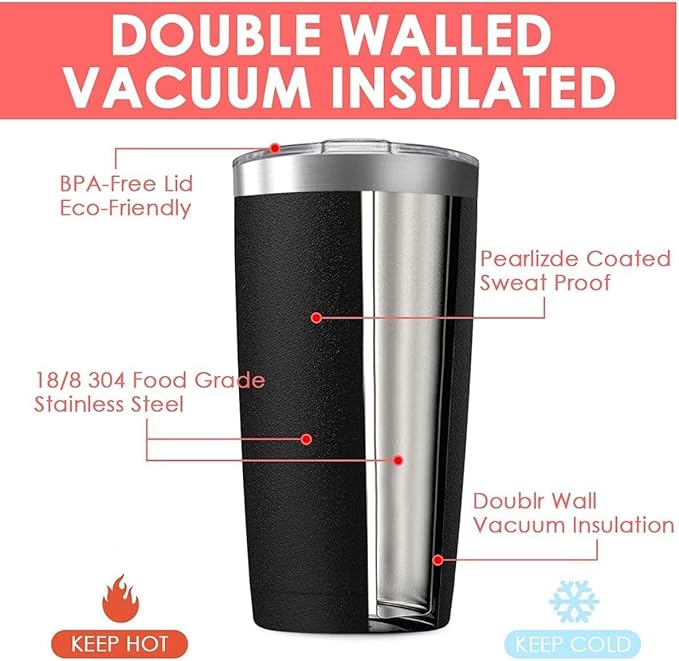 12 pack 20 oz Stainless Steel Insulated Tumbler with Straw and Lid, Double Wall Travel Coffee Mug Vacuum Insulated Bulk Tumbler, Suitable for Vehicle Cup Holders （Assorted Colors）
