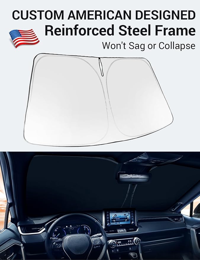 Proadsy Windshield Sun Shade for Buick Encore GX 2020-2026 Foldable Front Sunshade Protector Sun Visor Blocks UV Rays Keep Car Cooler Accessories