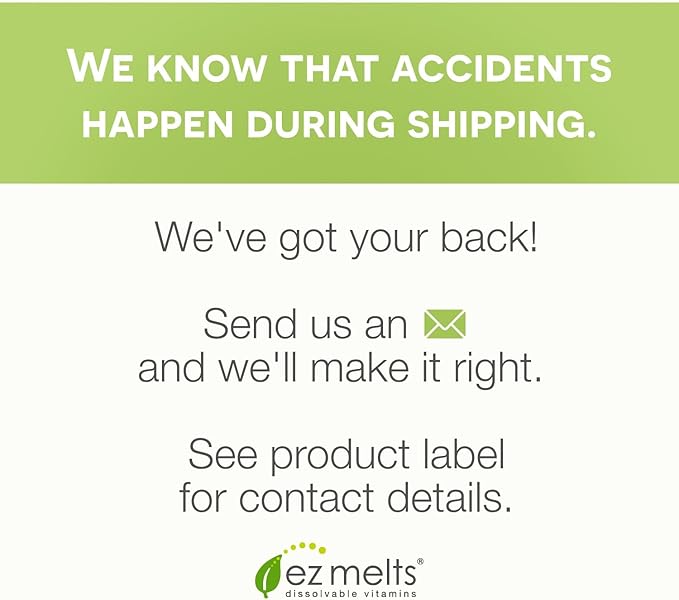 EZ Melts Dissolvable Multivitamin with Iron for Women and Men, Sugar-Free, 1-Month Supply