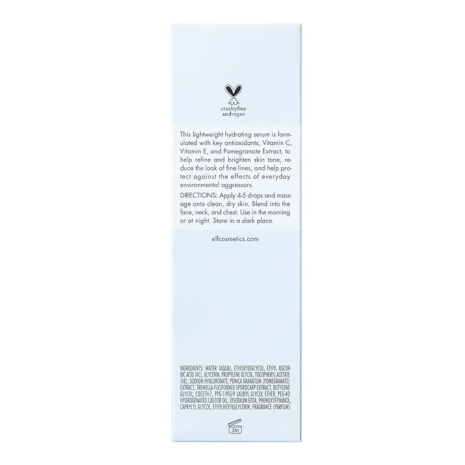 e.l.f. SKIN Vitamin C Serum, Antioxidant-Rich Face Serum to Protect & Brighten, Restores Skin’s Youthful Glow, Vegan & Cruelty-Free