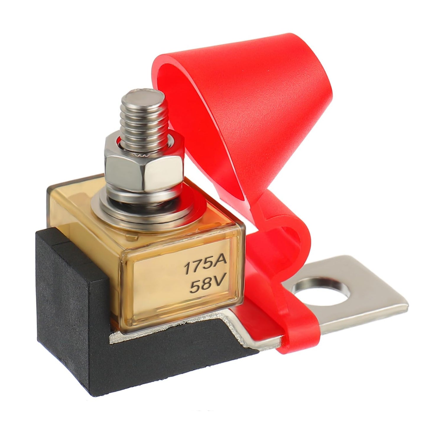 MRBF Terminal Fuse Block 175 AMP Marine Rated Battery Fuses 58V DC Max IP66 Waterproof Fuse Holder 175A