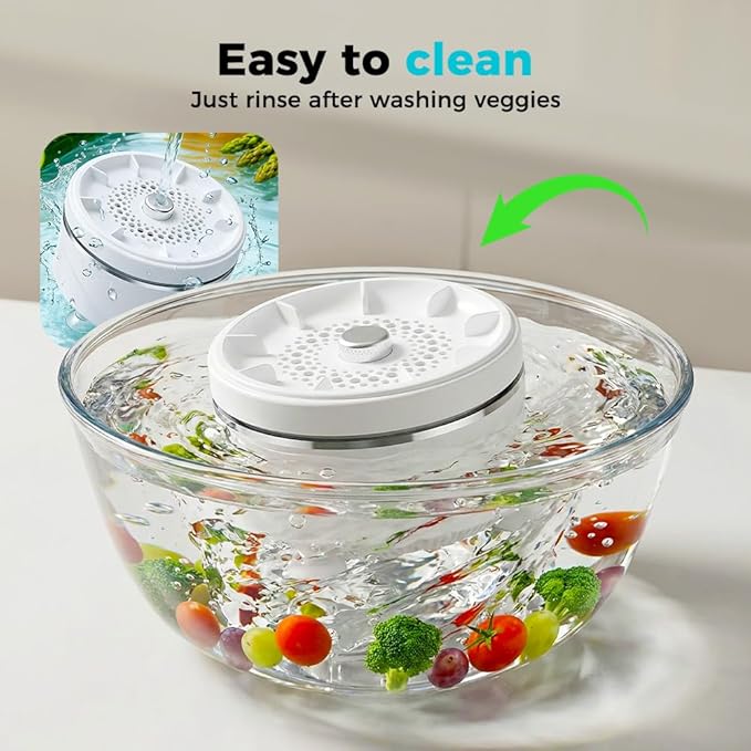 Fruit and Vegetable Washing Machine, 2026 Upgraded Produce Washing Device with Titanium Plate, Waterproof Food Cleaner, Rechargeable for Kitchen and Outdoor Use (2)