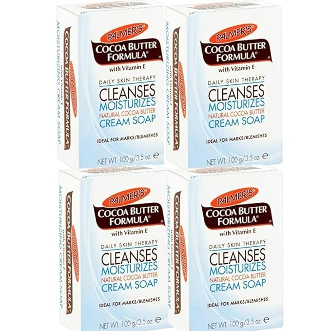 Palmer's Cocoa Butter Formula Daily Skin Therapy Soap 3.5 oz (Pack of 4)