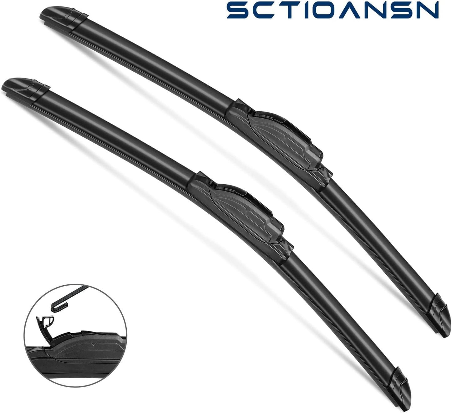 3 Wipers Set for 2016 2017 2018 2019 2020 2021 2022 Honda HRV HR-V, Windshield Wiper Blades Original Equipment Replacement Front and Rear- 26"/18"/10B" (Pack of 3) J- HOOK