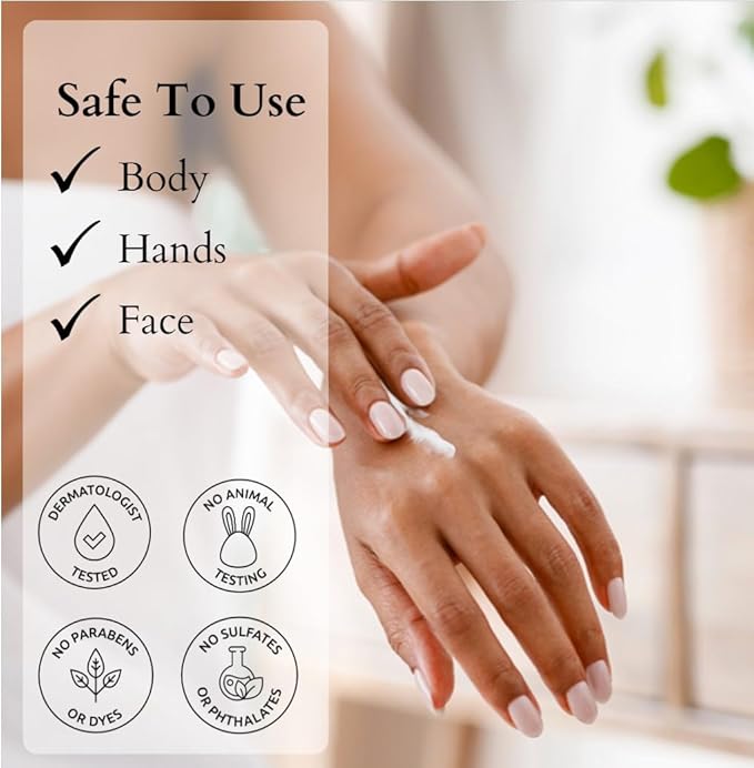 NATURE WELL Clinical Brighten & Hydrate Vitamin C Moisture Cream Skincare for Face, Body & Hands, Revitalizes Dull-Looking Skin, Promotes A Glowing Complexion, Helps Visibly Improve Skin Texture, 10oz