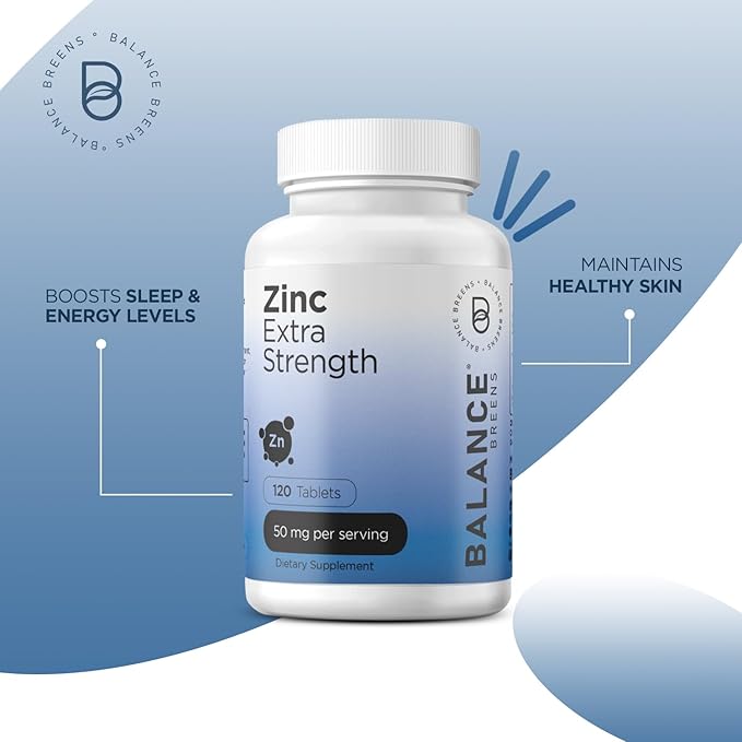 Balance Breens Melatonin 20mg + Zinc 50mg Supplement Combo