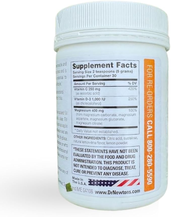 Dr. Newton’s Naturals Activmag-D Magnesium Drink Powder with Vitamin D 5 Ounce