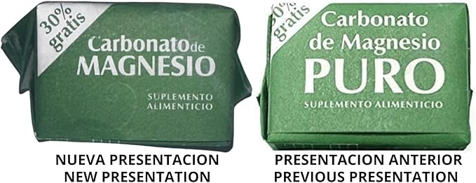 Magnesium Carbonate 7grs - Carbonato de Magnesio Puro (Pack of 8)
