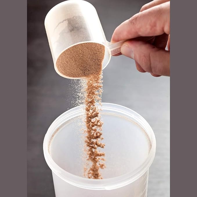 Plastic Measuring Scoop, 1/2 Tablespoon (7.5 cc | 1.5 tsp | 7.5 mL) Long Handle Spoons for Powders, Granules, Coffee, Pet Food, Baking Supplies, Protein and Other Dry Goods, BPA Free (Set of 100)