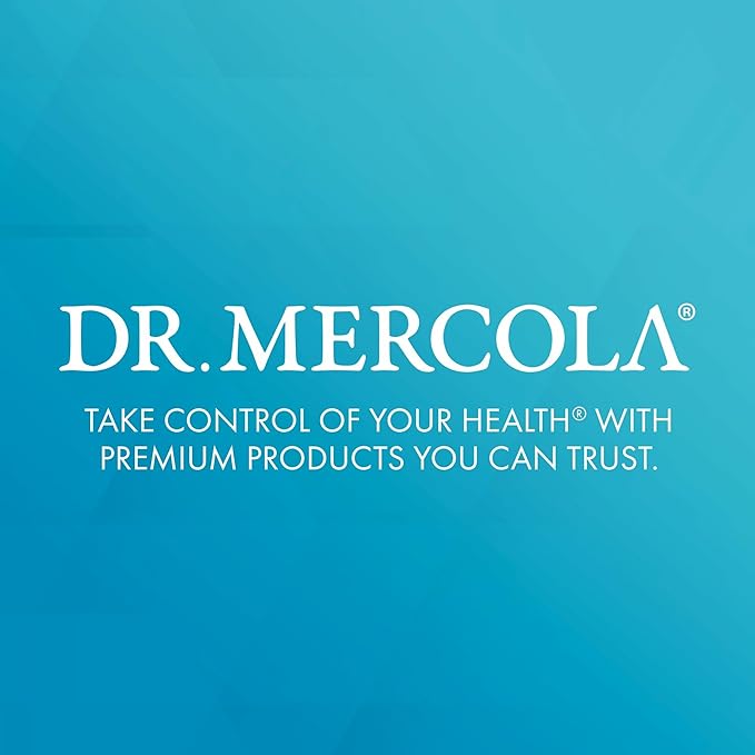 Dr. Mercola Vitamin B Complex with Benfotiamine - Supports Cellular, Brain & Immune Health - Non-GMO, Gluten-Free & Soy-Free - 60 Capsules (30 Servings)