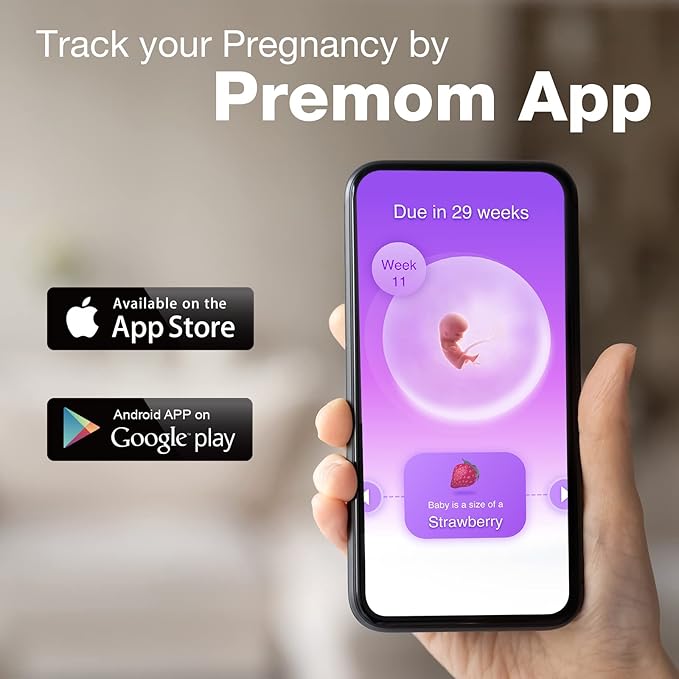Easy@Home Ovulation Test Strips and Pregnancy Test Strips Combo Kit, Package May Vary (100LH+20HCG)