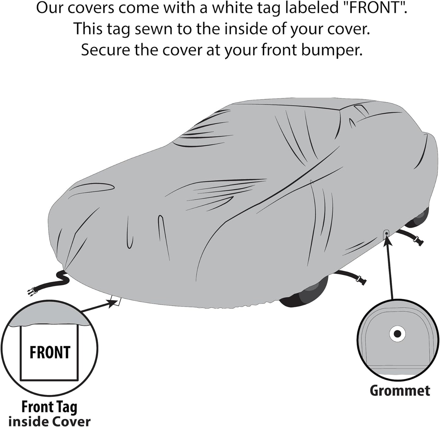 USCarCover 5 Layer All Weather Protection, Breathable Car Cover for Jeep Gladiator 2020-2025 Truck Pollution, Dust, Sun, Snow, Rain