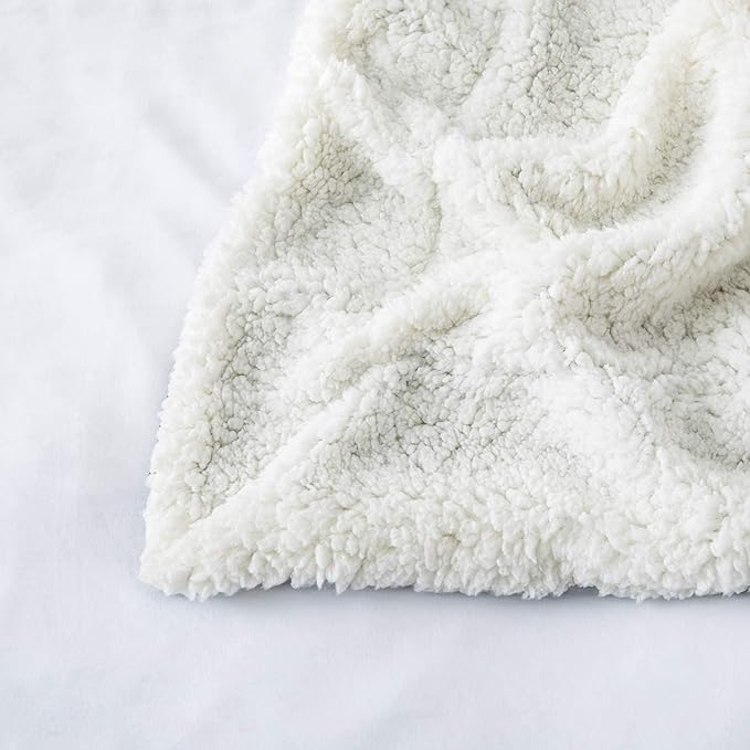IR Imperial Rooms Emerald Green Sherpa Blankets Queen Size for Bed - Wholesale Bulk Pack of 9 Sherpa Blankets - Soft Fluffy Throw Blanket for Hotels, Guest Bedroom, 90x90 Inches