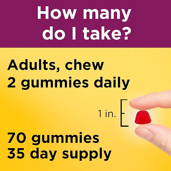 Nature Made Multivitamin For Her, Womens Multivitamin for Daily Nutritional Support, Multivitamin for Women, 70 Gummies, 35 Day Supply