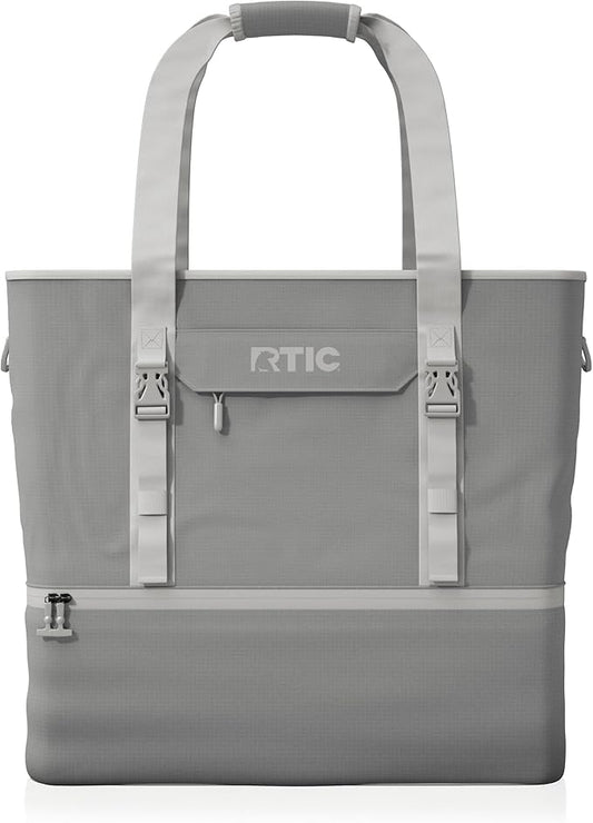 RTIC 2-in-1 Chillout Bag Soft Insulated Cooler Tote, Portable, for Lunch, Beach, Travel, Drink, Beverage, Car, Camping, Picnic, 24-Can Capacity,