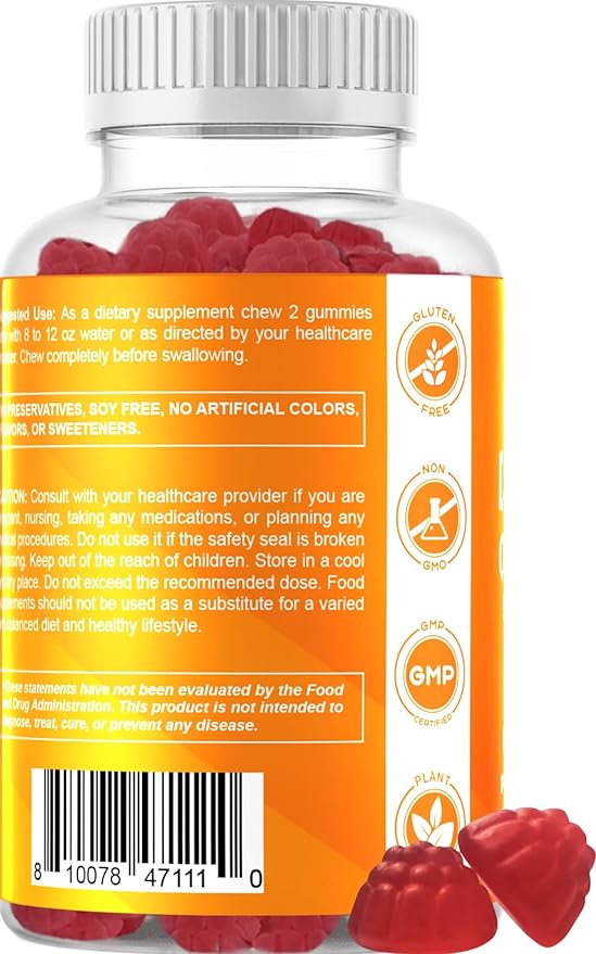 Vitamatic Vitamin D3 + K2 Gummies – 60 Count | Supports Bone, Heart & Immune Health – Promotes Calcium Absorption – Plant-Based, Non-GMO, Gluten-Free