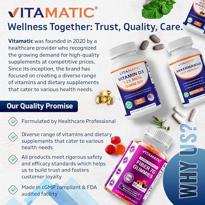 Vitamatic Melatonin 10mg with Ashwagandha 4:1 Extract 250 mg 120 Tablets
