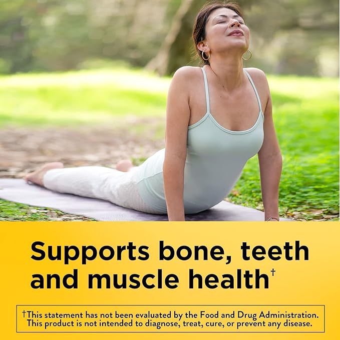Nature Made Vitamin D3 2000 IU (50 mcg), Dietary Supplement for Bone, Teeth, Muscle and Immune Health Support, 100 Tablets, 100 Day Supply