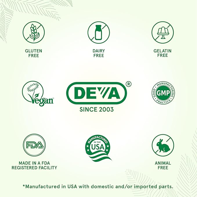 DEVA Vegan Cal MAG Plus Supplement with Calcium, Magnesium, Zinc, Boron, Vitamin C, D & K, 90 Tablets, 12-Pack