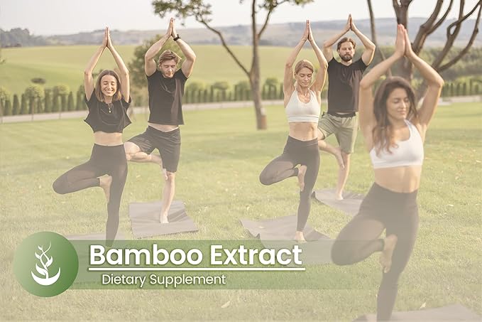Pure Original Ingredients Bamboo Extract, (100 Capsules) Always Pure, No Additives Or Fillers, Lab Verified