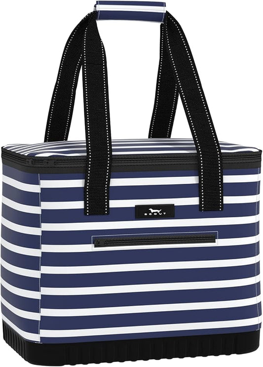 SCOUT The Stiff One - Large, Soft, Lightweight, Insulated Cooler with Hard Bottom, Beach, Family, Travel, Picnic Cooler
