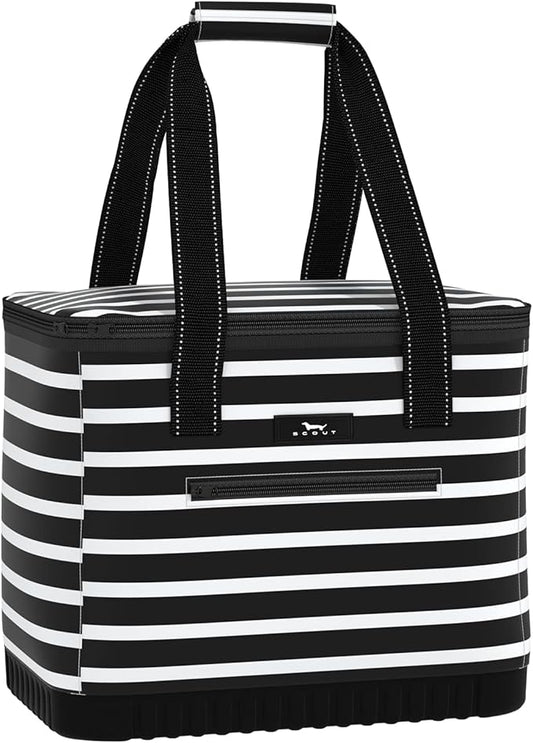 SCOUT The Stiff One - Large, Soft, Lightweight, Insulated Cooler with Hard Bottom, Beach, Family, Travel, Picnic Cooler