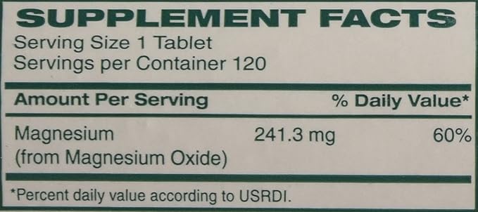 Cypress Magnesium Oxide 400 Mg Tablet 120 Tablets, Pack of 3