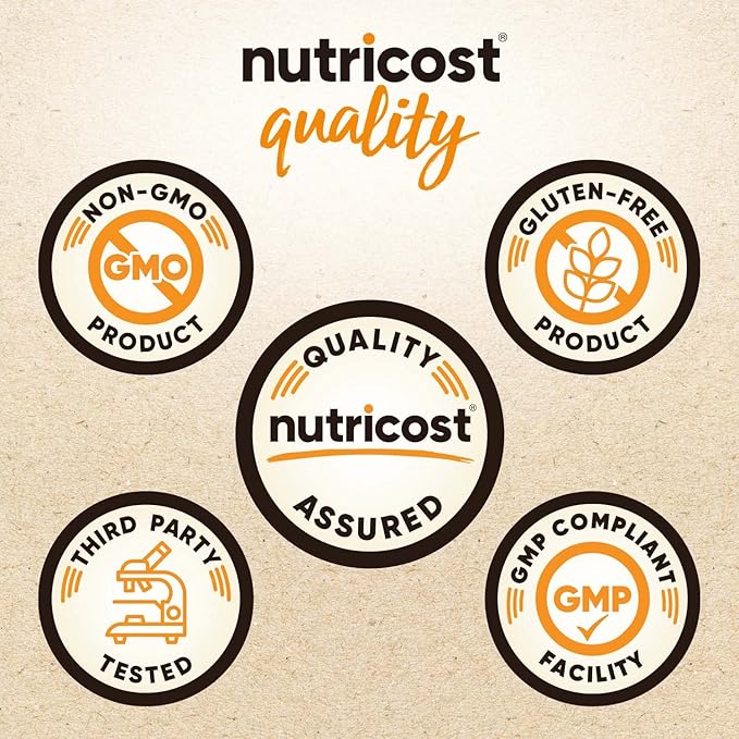 Nutricost Organic Whey Protein Concentrate, Double Chocolate Flavored, (2LBS) - Gluten-Free, Non-GMO